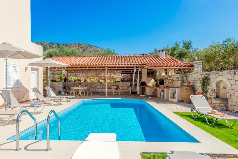 Villa Korini With Swimming Pool Achlades Ngoại thất bức ảnh