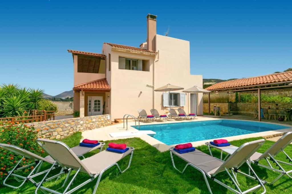 Villa Korini With Swimming Pool Achlades Ngoại thất bức ảnh