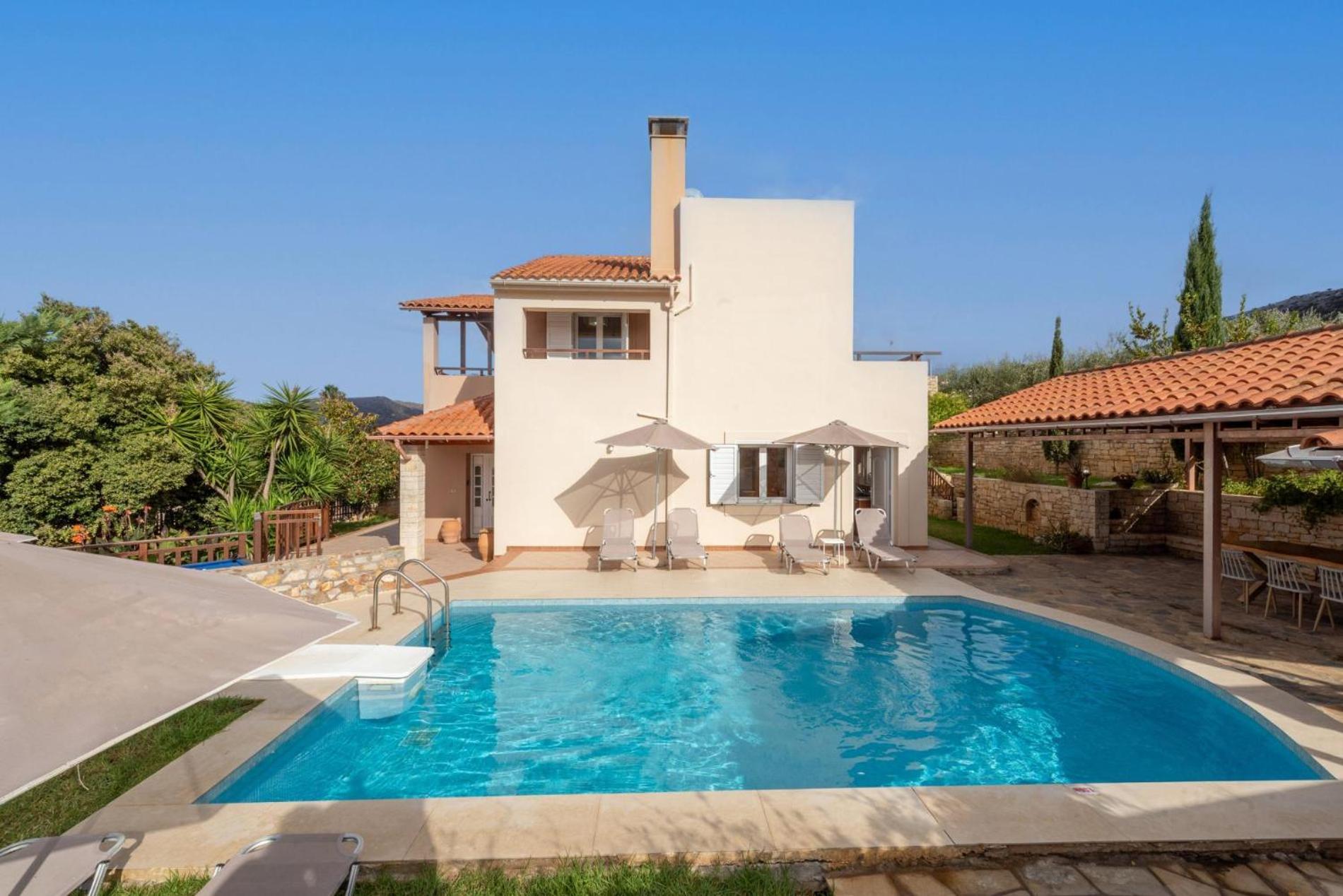 Villa Korini With Swimming Pool Achlades Ngoại thất bức ảnh